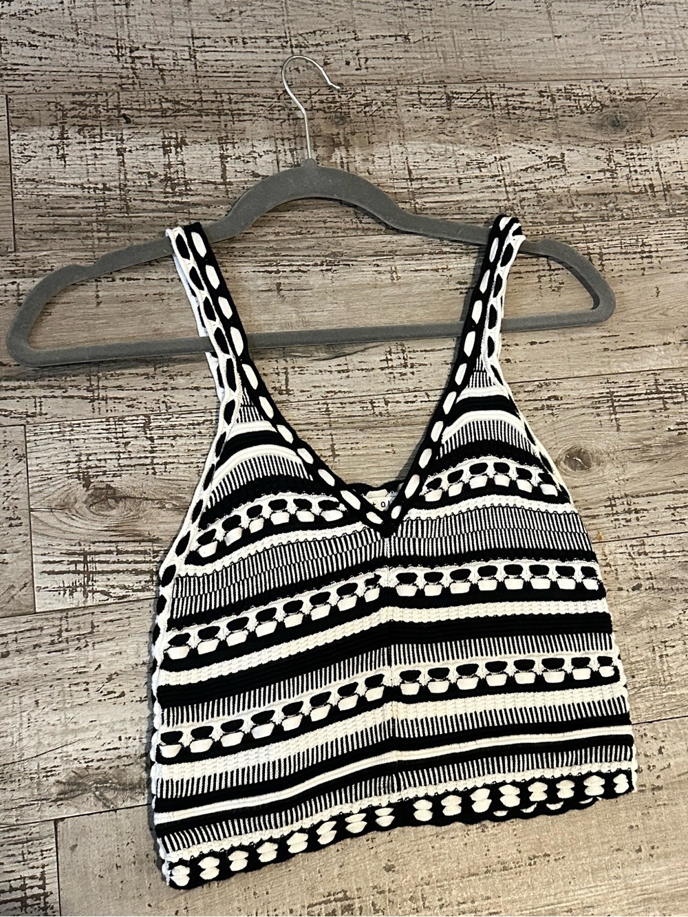 Alice + Olivia Maude Knit Bralette Crop Top – Size S